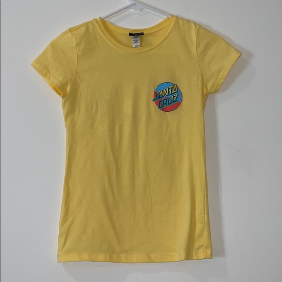YELLOW KIDS SANTA CRUZ T-SHIRT - Picture 1 of 4